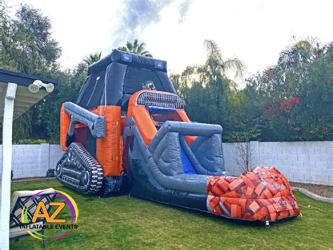 skid steer loader bounce house|Skid Steer Combo bounce house .